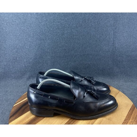 Footjoy Classics Black Leather Tassel Loafer Mens Sz 12C Casual Slip On Shoes - Picture 1 of 12